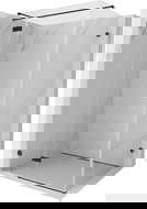 Mexen Lunar T kairinė dušo kabina 75 x 70 cm, permatoma, juoda - 834T-075-070-70-00-L