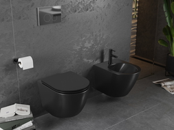 Mexen Lena WC dubuo be ratlankio, matinė juoda - 3322XX85