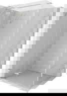 Mexen Lunar T kair niša atveriama kairinė 75 x 100 cm, skaidri, šlifuotas nikelis - 834T-075-100-97-00-L