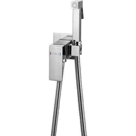 Mexen Cube potinkinis bidė maišytuvas su taškiniu rinkiniu, chromas - 7599150-00