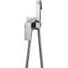 Mexen Cube potinkinis bidė maišytuvas su taškiniu rinkiniu, chromas - 7599150-00