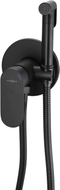 Mexen Milo bidė maišytuvas su paslėptu montavimu ir taškiniu komplektu, juodas - 7599350-70
