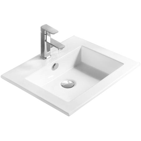 Mexen Salma įmontuojamas praustuvas 54 x 47 cm, baltas - 25395400