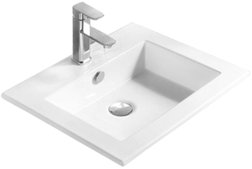 Mexen Salma įmontuojamas praustuvas 54 x 47 cm, baltas - 25395400