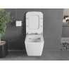 Mexen Vega WC dubuo be ratlankio su lėtai nusileidžiančiu plonu dangčiu, duroplastikas, blizgi balta - 30654000
