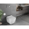 Mexen Vega WC dubuo be ratlankio su lėtai nusileidžiančiu plonu dangčiu, duroplastikas, blizgi balta - 30654000