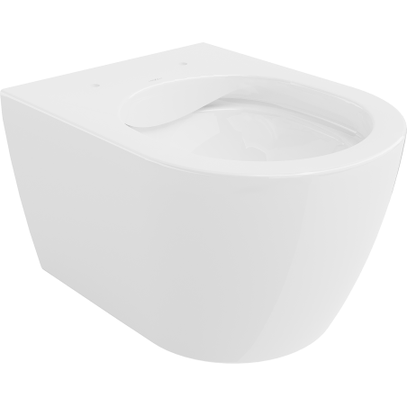 Mexen Carmen pakabinama WC nuleidžiamoji be ratano, blizgi balta - 3388XX00