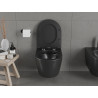 Mexen Carmen wc dubuo Rimless su lėtaeigiu, duroplastikas, juodas matinis - 30881085