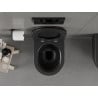 Mexen Carmen WC dubuo Rimless su lėtai užsidarančiu slim dangčiu, duroplast, juodos matinės spalvos - 30881085