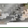 Mexen Carmen WC dubuo be ratlankio su lėtai užsidarančiu slim dangčiu, duroplastikas, blizgi balta - 30880100