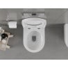 Mexen Carmen WC dubuo be ratlankio su lėtai nusileidžiančiu kietu dangčiu, duroplastikas, blizgi balta - 30880200