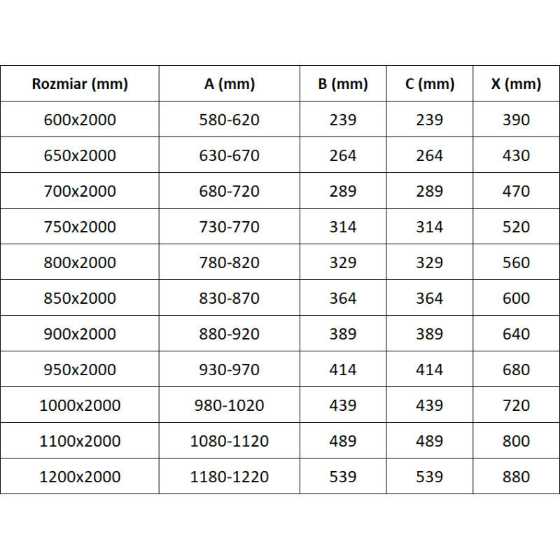 Mexen Exo sulankstomos dušo durys 100 cm, permatomos, chromas - 816-100-000-01-00