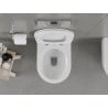 Mexen Carmen WC dubuo Rimless su lėtai nusileidžiančia plona sėdyne, duroplastinė, blizgi balta - 30880400