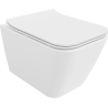 Mexen Cube WC dubuo be krašto su lėtai nusileidžiančiu dangčiu, duroplast, baltas blizgus - 30924000