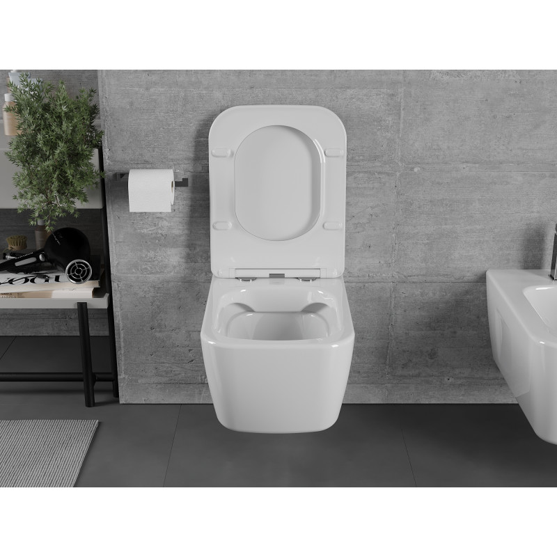 Mexen Margo Rimless WC dubuo, balta blizgesys - 3342XX00