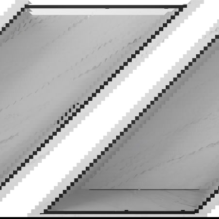 Mexen Exo stumdomos dušo durys 180 cm, skaidrios, juodos - 8151-180-000-70-00