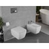 Mexen Margo pakabinamas Rimless WC su lėtai nusileidžiančiu dangčiu slim, duroplast, blizgus baltas - 30420900