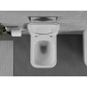 Mexen Margo Rimless WC dubuo su lėtai nusileidžiančiu dangčiu slim, duroplastik, balta blizgi - 30420800