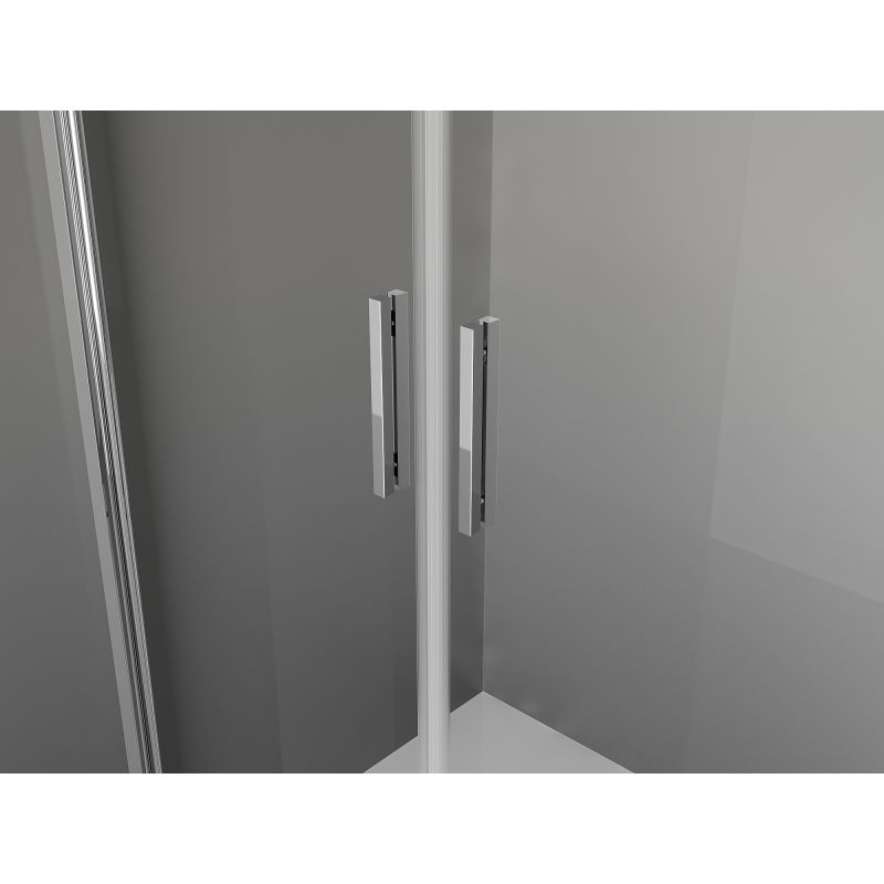 Mexen Exo hinged dušo kabina 110 x 110 cm, skaidri, chrom - 814-110-110-01-00