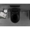 Mexen Lena WC unitazas Rimless su lėtai nusileidžiančia Slim sedyne, duroplastikas, juodas matinis/sidabrinis - 30224074
