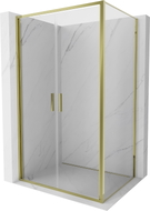 Mexen Exo-B Duo atidaromos dušo kabinos 110 x 95 cm, skaidrus, auksinis - 814-110-095-50-00