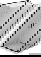 Mexen Exo pakreipiamas dušo kabina 70 x 110 cm, skaidri, juoda - 814-070-110-70-00