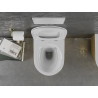 Mexen Lena wc dubuo be ratlankio su lėtai nusileidžiančiu slim dangčiu, duroplastikas, balta/auksinė linijų raštas