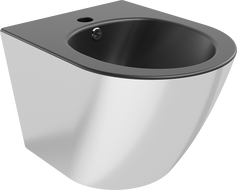 Mexen Lena pakabinamas bidė, matinė juoda/sidabrinė - 35224874