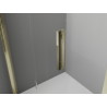 Mexen Exo-F sulankstomas dušo kabina 110 x 75 cm, skaidrus, auksinis - 816-110-075-50-00