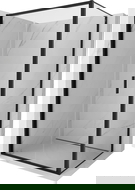 Mexen Exo sulankstoma dušo kabina 85 x 120 cm, skaidri, juoda - 816-085-120-70-00