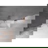 Mexen Velar L vonios skydas 2 dalių stumdomas 70 x 150 cm, skaidrus, šlifuota varis - 896-070-003-01-65