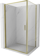 Mexen Exo į šoną atveriama dušo kabina, 80 x 110 cm, skaidri, auksinė - 817-080-110-50-00