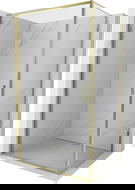 Mexen Exo atsiliktų dušo kabina 85 x 110 cm, skaidri, auksinė - 817-085-110-50-00