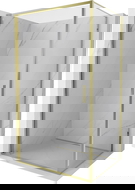 Mexen Exo vonia dušo kabina 70 x 120 cm, skaidri, auksinė - 817-070-120-50-00