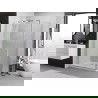 Mexen Exo slankiojančioji dušo kabina 125 x 75 cm, skaidri, chromuota - 8151-125-075-01-00