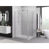 Mexen Exo stumdomas dušo kabina 145 x 75 cm, permatoma, chromuota - 8151-145-075-01-00