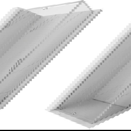 Mexen Exo varstoma dušo kabina 150 x 110 cm, skaidri, chromas - 819-150-110-01-00