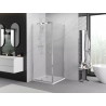 Mexen Exo-R Atveriama dušo kabina 120 x 120 cm, skaidri, chromuota - 819-120-120-01-00