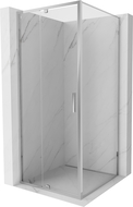 Mexen Exo atidaromas dušo kabina 120 x 120 cm, skaidrus, chromas - 819-120-120-01-00