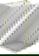 Mexen Exo dušo kabina varstoma 105 x 110 cm, permatoma, auksinė - 819-105-110-50-00