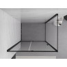 Mexen Exo-R varstoma dušo kabina 140 x 110 cm, skaidri, juoda - 819-140-110-70-00