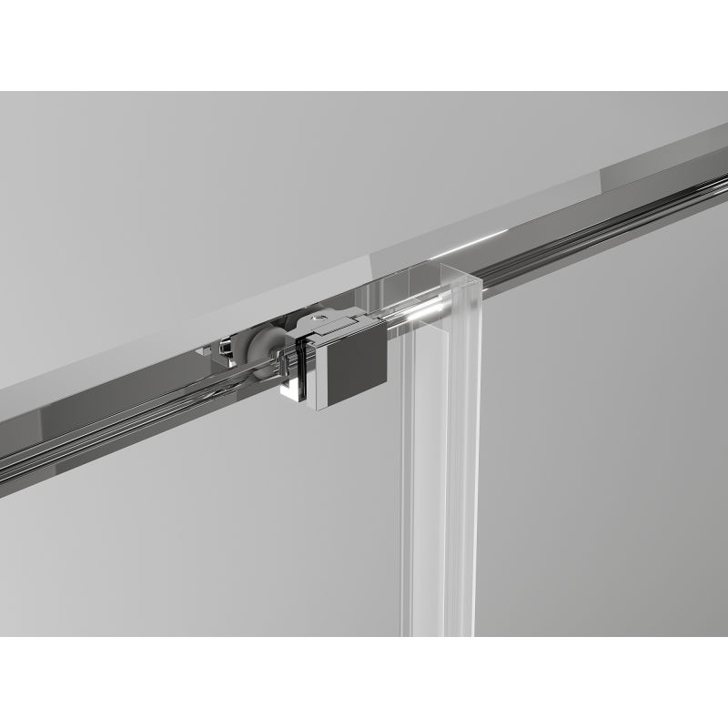 Mexen Exo stiklinė dušo kabina 170 x 95 cm, skaidri, chromuota - 8151-170-095-01-00