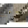 Mexen X-Wall-R įleidžiama lentyna su apsiuvimu 60 x 20 cm, Auksinė- 1950602010