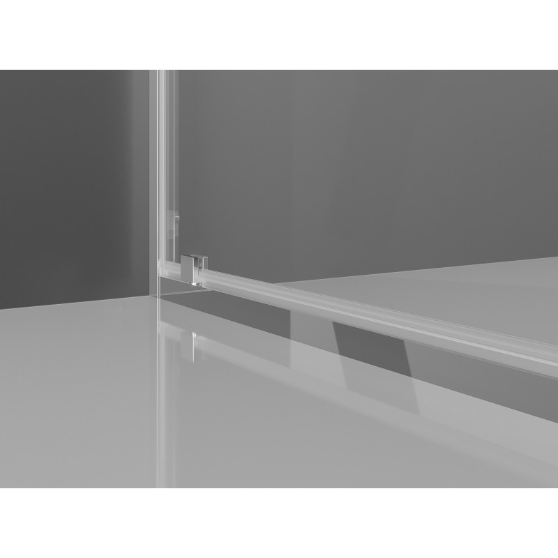 Mexen Exo atidarymo tipo dušo kabina 110 x 75 cm, permatomas, chromas - 8182-110-075-01-00