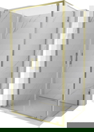 Mexen Exo atsilenkianti dušo kabina 70 x 120 cm, permatoma, auksinė - 8182-070-120-50-00