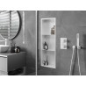 Mexen X-Wall-R nišinė lentynėlė su apykakle ir lentyna 90 x 30 cm, balta - 1920903010S