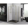 Mexen Exo-S stumdomas dušo kabinetas 200 x 85 cm, skaidrus, auksinis - 8151-200-085-50-00