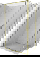 Mexen Exo slankioji dušo kabina 200 x 100 cm, skaidri, auksinė - 8151-200-100-50-00