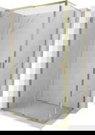 Mexen Exo stumdoma dušo kabina 90 x 110 cm, skaidrus, auksinis - 8151-090-110-50-00