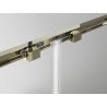 Mexen Exo-S stumdomas dušo kabinas 200 x 110 cm, skaidrus, auksinis - 8151-200-110-50-00